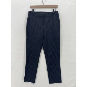 White House Black Market Pants Womens 6 Black Pinstripe The Slim Ankle Stretch